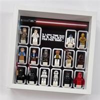 Display Frame for Lego Star Wars Logo minifigures figures 27cm
