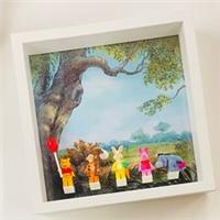 Display Frame Case for Lego Winnie The Pooh Minifigures 21326 27cm