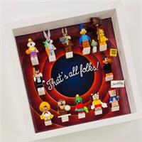 Display Frame for Lego  Tunes minifigures 71030 27cm case