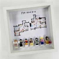 Display case Frame for Lego Friends Apartment minifigures 10292 27cm