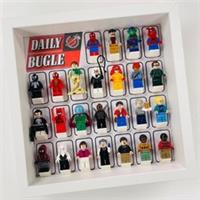Display Frame for Lego Spiderman Daily Bugle minifigures 76178 27cm case