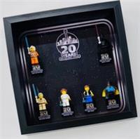 Display case Frame for Lego Star Wars 20th Anniversary minifigures 27cm