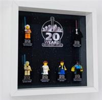 Display case Frame for Lego Star Wars 20th Anniversary minifigures 27cm