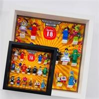 Display frame for Lego Series 18 Minifgures - 71021 27cm 25cm case