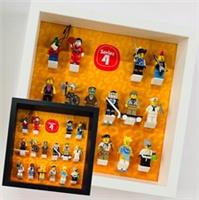 Display frame for Lego Series 4 Minifgures - 8804 27cm 25cm case