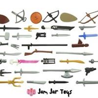 LEGO Minifigure Weapons BRAND NEW - Large Selection 170+ Types Choose Mix SAVE