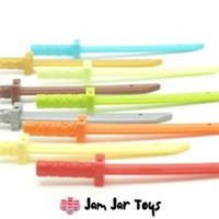 LEGO Minifigure Samurai Swords Katanas Choose Your Colour Mix & Save
