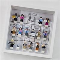 Display frame for Lego The Office 21336 minifigures multi 27cm case