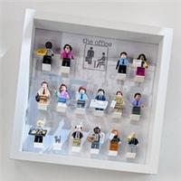 Display frame for Lego The Office 21336 minifigures multi 27cm 25cm case