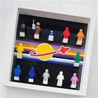 Display case frame for Lego 2023 Classic space spacemen minifigures 27cm 25cm