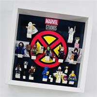 Display frame case for Lego Marvel studios series 2 minifigures 71039 27cm