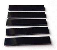 5x New Black Lego Tile 1x6 part 6636