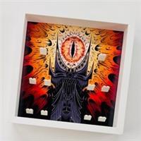 Display Frame for Lego Lord of the Rings 10333 Barad Dur minifigure 27cm