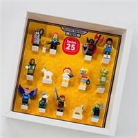 Display frame case for Lego Series 25 71045 minifigures figures 27cm