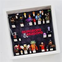 Display frame case for Lego Dungeons and Dragons minifigures 71047 27cm