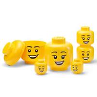 LEGO Storage Head Ultimate Set - 1x Large Head + 6 Mini Heads - New & Sealed