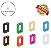 LEGO 5X Window 1 x 2 x 3 Flat Front ( 60593 ) Choose Your Colour NEW FREE P&P