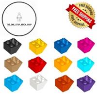 LEGO Slopes Inverted 2x2 45 ( Pack of 10 ) 3660 Choose Colour NEW FREE P&P