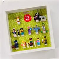 Display frame case for Lego Series 27 minifigures set 71048 27cm
