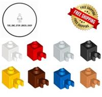 LEGO Brick 1x1 With Clip On Side ( 5 Pack ) 60475b Choose Colour NEW FREE P&P