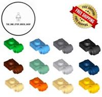 LEGO Plate 1x1 With Clip Thick Ring ( 10 Pack ) 4081b Choose Colour NEW FREE P&P