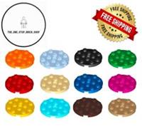 LEGO Plate Round 4x4 with Hole ( 5 Pack ) 60474 Choose Colour NEW FREE P&P