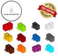 LEGO Brick 1x2 With Clip ( 5 Pack ) 30237b Choose Colour NEW FREE P&P