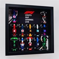 Display frame case for Lego Formula One 71049 Series F1 Race Cars 27cm