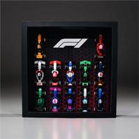 Display frame for Lego Formula One F1 Minifigures Series Race Cars 71049 27cm