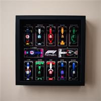 Display frame for Lego Formula One Minifigures Series F1 Race Cars 71049 27cm