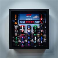 Display frame for Lego F1 Formula One Minifigures Series Race Cars 71049 27cm