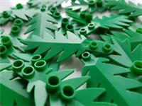 LEGO (6148) Plant Tree / Palm Tree Bush leaf (x10) Genuine & Brand New