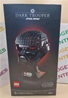 LEGO Star Wars 75343 Dark Trooper Helmet, New factory Sealed 1 end box damaged