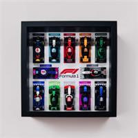 Display frame for Lego Formula One Minifigures F1 71049 Series Race Cars 27cm