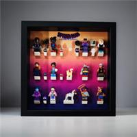 Display frame for Lego 71050 Spiderman Across The Spider Verse minifigures 27cm