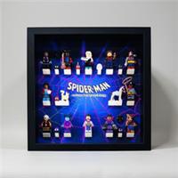 Display frame for Lego Spiderman Across The Spider Verse 71050 minifigures 27cm