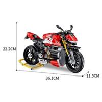 Technical Building Blocks Bricks Sports Bike Bricks Toys New Motorbike Panlos