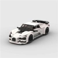 Bugatti Chiron MOC brick set 180pcs Car Vehicle Speed Champion Racer