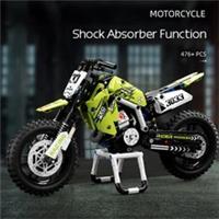 TECHNICAL 1:10 MOTOCROSS MOTORBIKE MOTORCYCLE ASSEMBLY BUILDING BLOCKS BOY GIFT