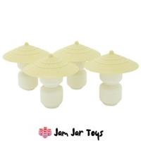LEGO Minifigure Hats 4x Tan Conical Asian Style NEW Ninjago City HG22
