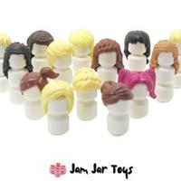 LEGO Minifigure Hair Pieces & Wigs 200+ Styles to Choose Mix & Save
