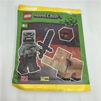 LEGO MINECRAFT NETHER HERO + MAGMA CUBE + BABY HOGLIN POLYBAG