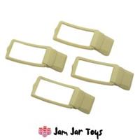 LEGO Minifigure Satchels 4x NEW Tan Messenger Shoulder Bags Pouch Pieces A28