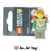 LEGO Nexo Knights Aaron Minifigure Key Ring NEW with Tags 853685
