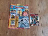 Lego Explorer Magazine issue 32 11974 Polar Bear Building Toy & Ninjago Cole