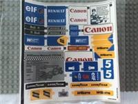 Lego Creator Expert STICKER SHEET 10353 for Nigel mansell Williams Racing FW14B