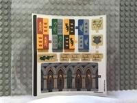 Lego STICKER SHEET 1 ONLY for set 76435 hogwarts castle - the great hall