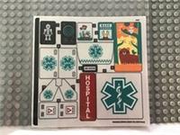 Lego Town City STICKER SHEET ONLY for Lego set 60330 Hospital