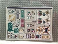 Lego Friends STICKER SHEET ONLY for Lego set 41684 Heartlake City Grand Hotel