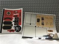 Lego Harry Potter STICKER SHEET 1 & 2 for set 76450 Book Nook - Hogwarts Express